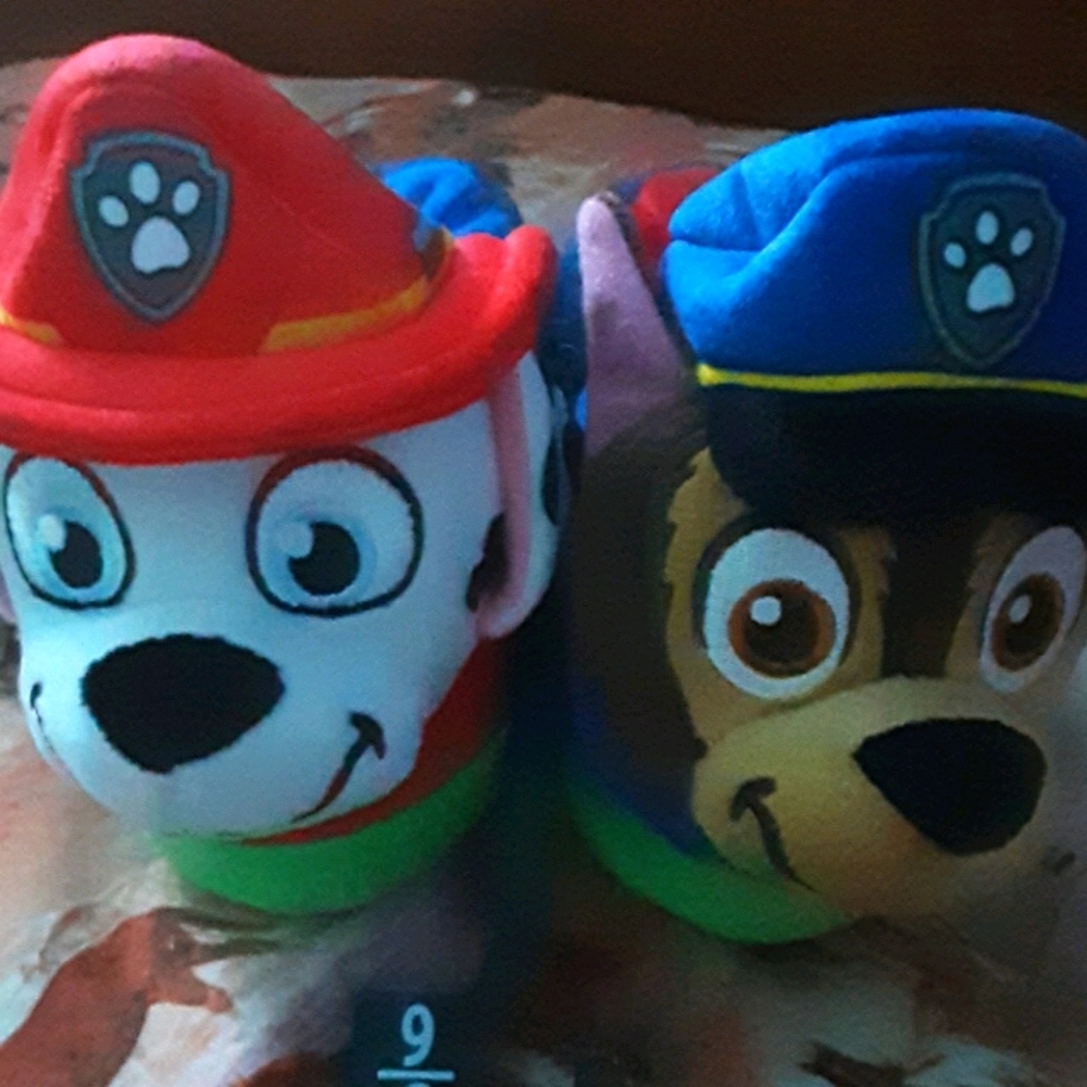Toddler boys Paw patrol house Slippers